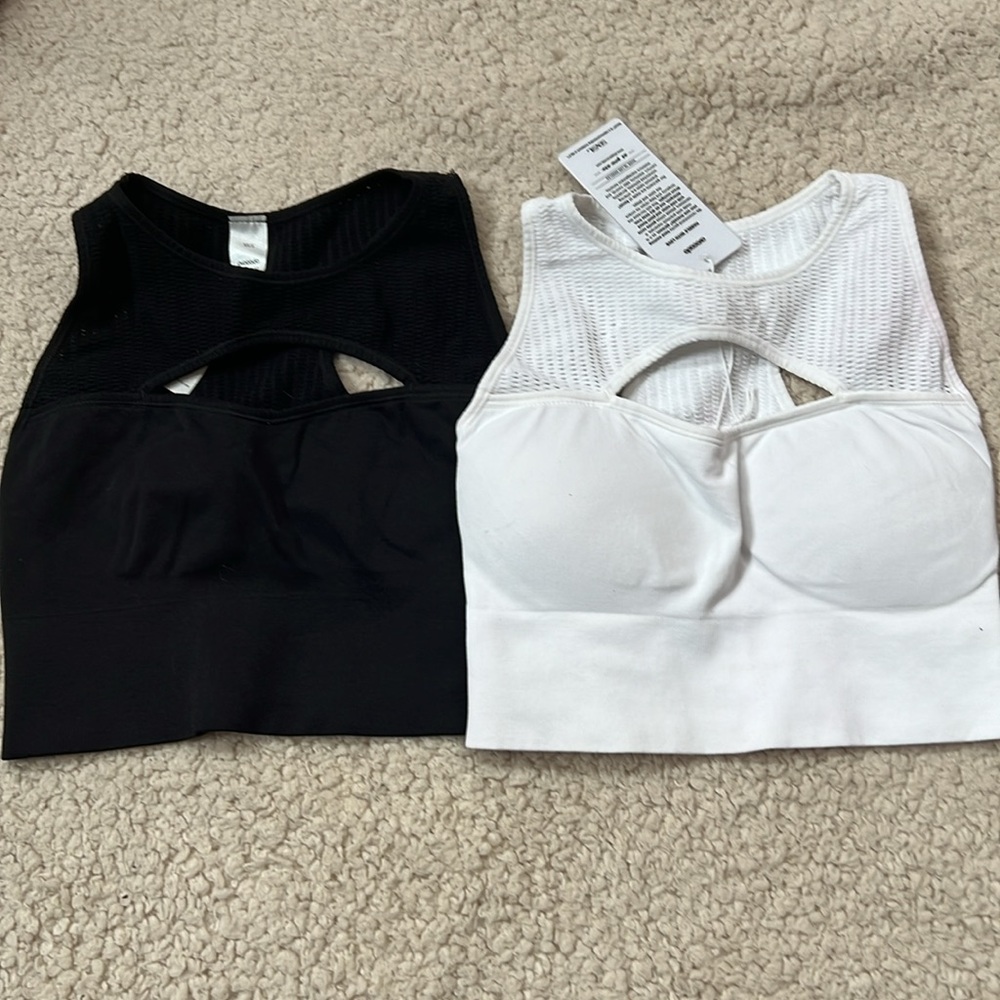 Avocado eclipse mesh bra - Picture 1 of 14